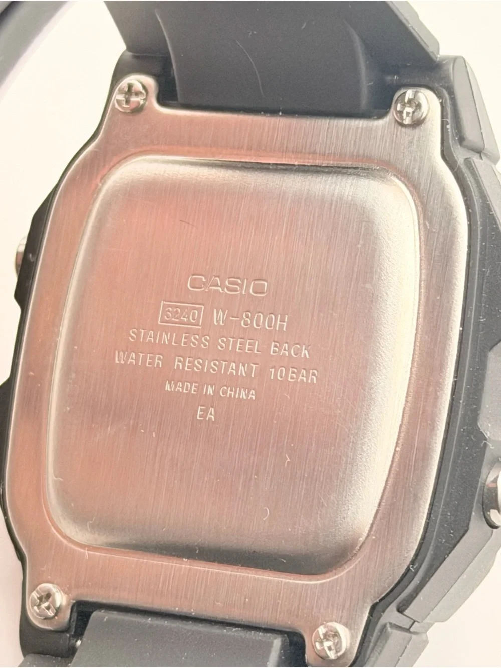 Casio Illuminator Digital Watch, W800H-1BV, Very Good, 100m Water Resistent